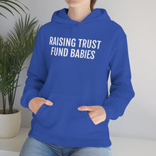 Load image into Gallery viewer, Raising Trust Fund Babies - Unisex Heavy Blend™ Hooded Sweatshirt - Professional Hoodrat