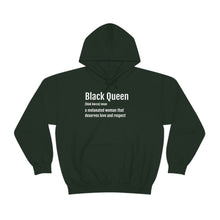 Load image into Gallery viewer, Black Queen- Unisex Heavy Blend™ Hooded Sweatshirt - Professional Hoodrat