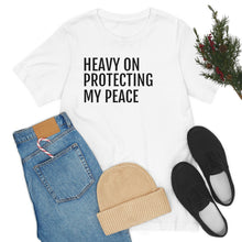 Load image into Gallery viewer, Protecting my Peace - Unisex Jersey Short Sleeve Tee - Professional Hoodrat