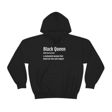 Load image into Gallery viewer, Black Queen- Unisex Heavy Blend™ Hooded Sweatshirt - Professional Hoodrat