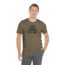 Load image into Gallery viewer, Sage, Sangria, Self Care - Unisex Jersey Short Sleeve Tee - Professional Hoodrat