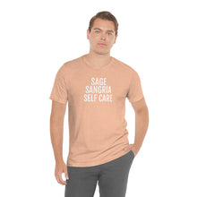 Load image into Gallery viewer, Sage, Sangria, Self Care - Unisex Jersey Short Sleeve Tee - Professional Hoodrat