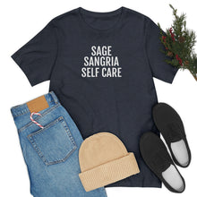 Load image into Gallery viewer, Sage, Sangria, Self Care - Unisex Jersey Short Sleeve Tee - Professional Hoodrat