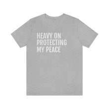 Load image into Gallery viewer, Protecting my Peace - Unisex Jersey Short Sleeve Tee - Professional Hoodrat