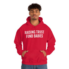 Load image into Gallery viewer, Raising Trust Fund Babies - Unisex Heavy Blend™ Hooded Sweatshirt - Professional Hoodrat