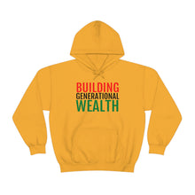 Load image into Gallery viewer, Building Generational Wealth (BHM Edition) - Unisex Heavy Blend™ Hooded Sweatshirt - Professional Hoodrat
