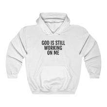 Load image into Gallery viewer, He's still Working - Unisex Heavy Blend™ Hooded Sweatshirt - Professional Hoodrat