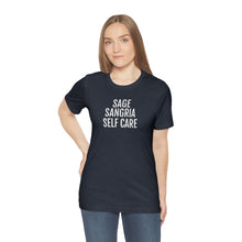 Load image into Gallery viewer, Sage, Sangria, Self Care - Unisex Jersey Short Sleeve Tee - Professional Hoodrat