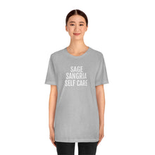 Load image into Gallery viewer, Sage, Sangria, Self Care - Unisex Jersey Short Sleeve Tee - Professional Hoodrat