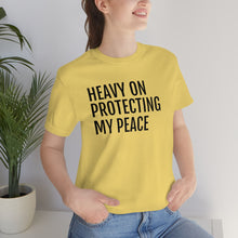 Load image into Gallery viewer, Protecting my Peace - Unisex Jersey Short Sleeve Tee - Professional Hoodrat
