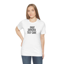Load image into Gallery viewer, Sage, Sangria, Self Care - Unisex Jersey Short Sleeve Tee - Professional Hoodrat