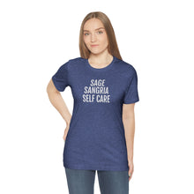 Load image into Gallery viewer, Sage, Sangria, Self Care - Unisex Jersey Short Sleeve Tee - Professional Hoodrat