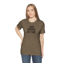 Load image into Gallery viewer, Sage, Sangria, Self Care - Unisex Jersey Short Sleeve Tee - Professional Hoodrat