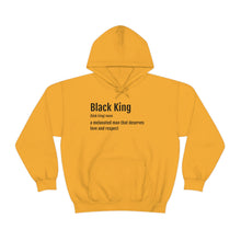 Load image into Gallery viewer, Black King - Unisex Heavy Blend™ Hooded Sweatshirt - Professional Hoodrat