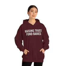 Load image into Gallery viewer, Raising Trust Fund Babies - Unisex Heavy Blend™ Hooded Sweatshirt - Professional Hoodrat