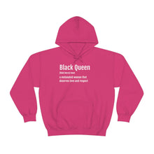 Load image into Gallery viewer, Black Queen- Unisex Heavy Blend™ Hooded Sweatshirt - Professional Hoodrat