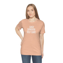 Load image into Gallery viewer, Sage, Sangria, Self Care - Unisex Jersey Short Sleeve Tee - Professional Hoodrat