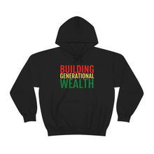 Load image into Gallery viewer, Building Generational Wealth (BHM Edition) - Unisex Heavy Blend™ Hooded Sweatshirt - Professional Hoodrat