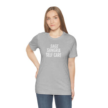 Load image into Gallery viewer, Sage, Sangria, Self Care - Unisex Jersey Short Sleeve Tee - Professional Hoodrat