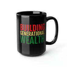 Load image into Gallery viewer, Building Generational Wealth (BHM Edition) Black Mug, 15oz - Professional Hoodrat