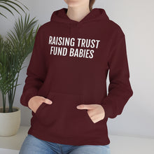 Load image into Gallery viewer, Raising Trust Fund Babies - Unisex Heavy Blend™ Hooded Sweatshirt - Professional Hoodrat