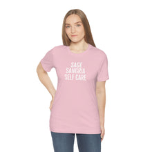 Load image into Gallery viewer, Sage, Sangria, Self Care - Unisex Jersey Short Sleeve Tee - Professional Hoodrat