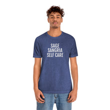 Load image into Gallery viewer, Sage, Sangria, Self Care - Unisex Jersey Short Sleeve Tee - Professional Hoodrat