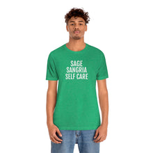 Load image into Gallery viewer, Sage, Sangria, Self Care - Unisex Jersey Short Sleeve Tee - Professional Hoodrat