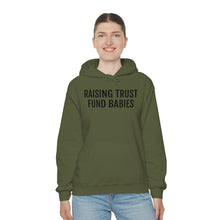 Load image into Gallery viewer, Raising Trust Fund Babies - Unisex Heavy Blend™ Hooded Sweatshirt - Professional Hoodrat