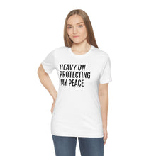 Load image into Gallery viewer, Protecting my Peace - Unisex Jersey Short Sleeve Tee - Professional Hoodrat