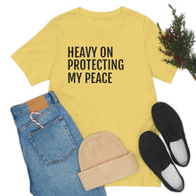 Load image into Gallery viewer, Protecting my Peace - Unisex Jersey Short Sleeve Tee - Professional Hoodrat