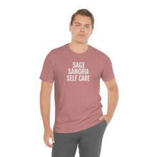 Load image into Gallery viewer, Sage, Sangria, Self Care - Unisex Jersey Short Sleeve Tee - Professional Hoodrat