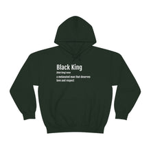 Load image into Gallery viewer, Black King - Unisex Heavy Blend™ Hooded Sweatshirt - Professional Hoodrat