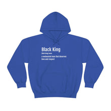 Load image into Gallery viewer, Black King - Unisex Heavy Blend™ Hooded Sweatshirt - Professional Hoodrat