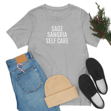 Load image into Gallery viewer, Sage, Sangria, Self Care - Unisex Jersey Short Sleeve Tee - Professional Hoodrat