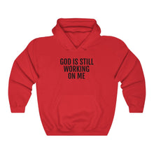 Load image into Gallery viewer, He's still Working - Unisex Heavy Blend™ Hooded Sweatshirt - Professional Hoodrat