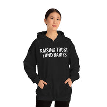 Load image into Gallery viewer, Raising Trust Fund Babies - Unisex Heavy Blend™ Hooded Sweatshirt - Professional Hoodrat