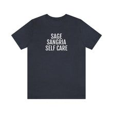 Load image into Gallery viewer, Sage, Sangria, Self Care - Unisex Jersey Short Sleeve Tee - Professional Hoodrat