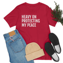 Load image into Gallery viewer, Protecting my Peace - Unisex Jersey Short Sleeve Tee - Professional Hoodrat