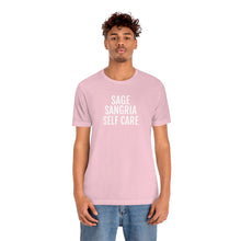 Load image into Gallery viewer, Sage, Sangria, Self Care - Unisex Jersey Short Sleeve Tee - Professional Hoodrat