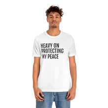Load image into Gallery viewer, Protecting my Peace - Unisex Jersey Short Sleeve Tee - Professional Hoodrat