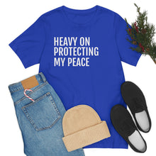 Load image into Gallery viewer, Protecting my Peace - Unisex Jersey Short Sleeve Tee - Professional Hoodrat