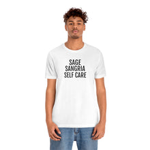 Load image into Gallery viewer, Sage, Sangria, Self Care - Unisex Jersey Short Sleeve Tee - Professional Hoodrat