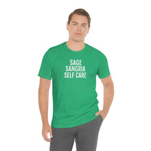 Load image into Gallery viewer, Sage, Sangria, Self Care - Unisex Jersey Short Sleeve Tee - Professional Hoodrat