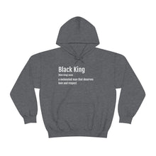 Load image into Gallery viewer, Black King - Unisex Heavy Blend™ Hooded Sweatshirt - Professional Hoodrat