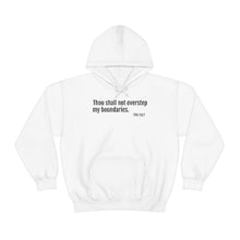 Load image into Gallery viewer, Thou Shall Not Overstep - Unisex Heavy Blend™ Hooded Sweatshirt - Professional Hoodrat

