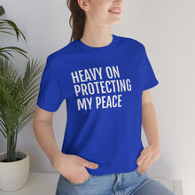 Load image into Gallery viewer, Protecting my Peace - Unisex Jersey Short Sleeve Tee - Professional Hoodrat
