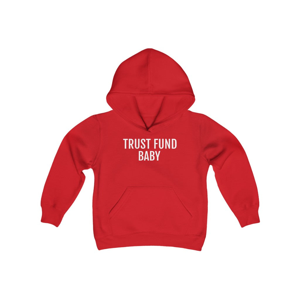 Trust Fund Baby -Youth Heavy Blend Hooded Sweatshirt - Professional Hoodrat