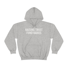 Load image into Gallery viewer, Raising Trust Fund Babies - Unisex Heavy Blend™ Hooded Sweatshirt - Professional Hoodrat
