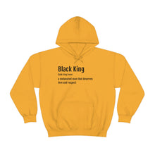 Load image into Gallery viewer, Black King - Unisex Heavy Blend™ Hooded Sweatshirt - Professional Hoodrat
